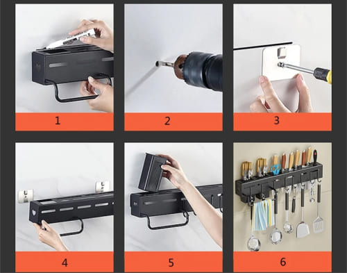 Настінний кухонний органайзер